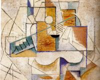 Picasso, Pablo - guitar on a table